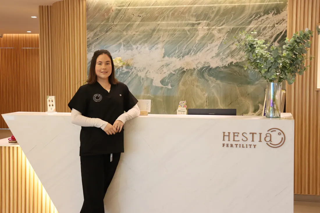 Recepción de Hestia, en el piso 2